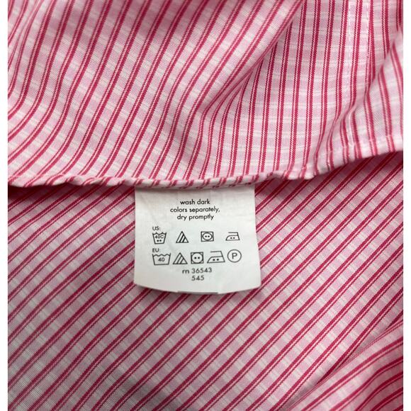 ck Calvin Klein Slim Fit Non-Iron Size Tall 171/2, 36/37 Pre-Owned - Picture 7 of 10